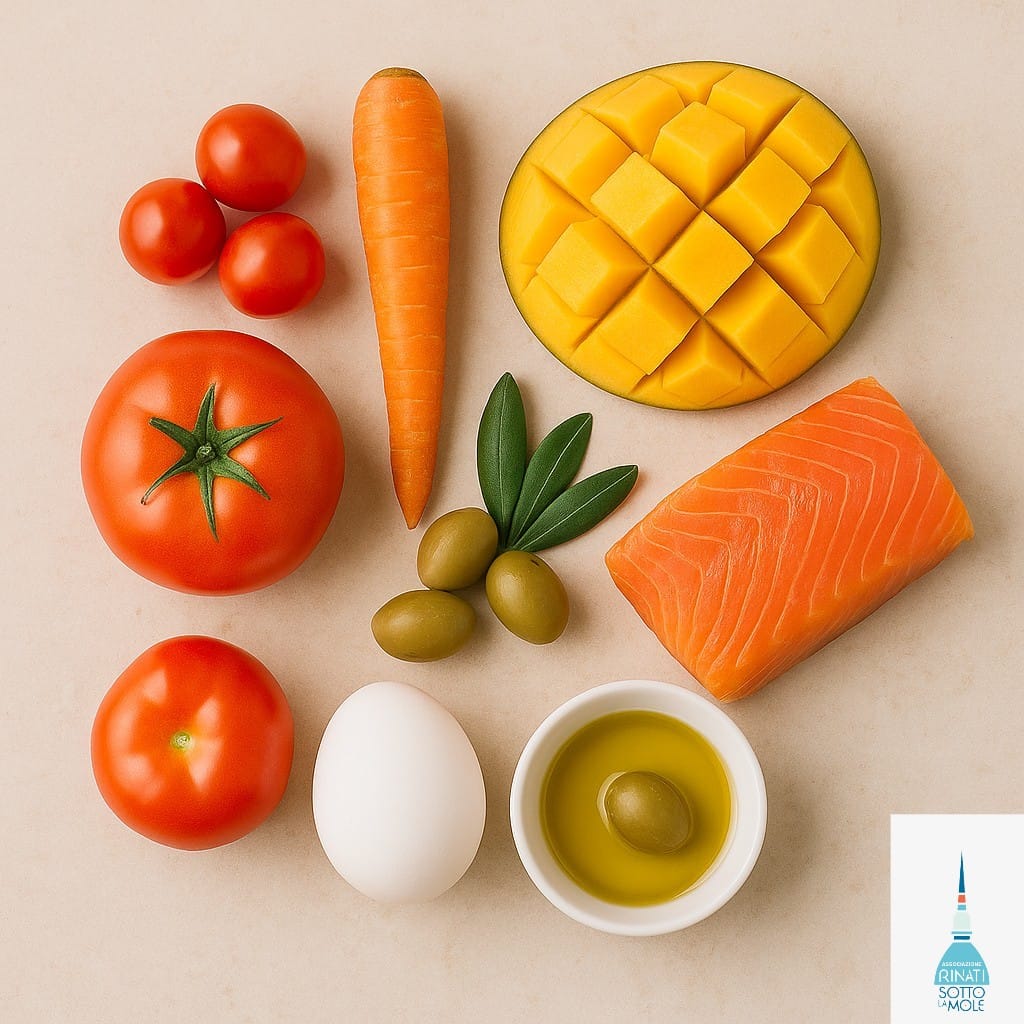 GLI ALIMENTI AMICI DELLA PELLE (e dell'abbronzatura) GLI ALIMENTI AMICI DELLA PELLE (e dell'abbronzatura)